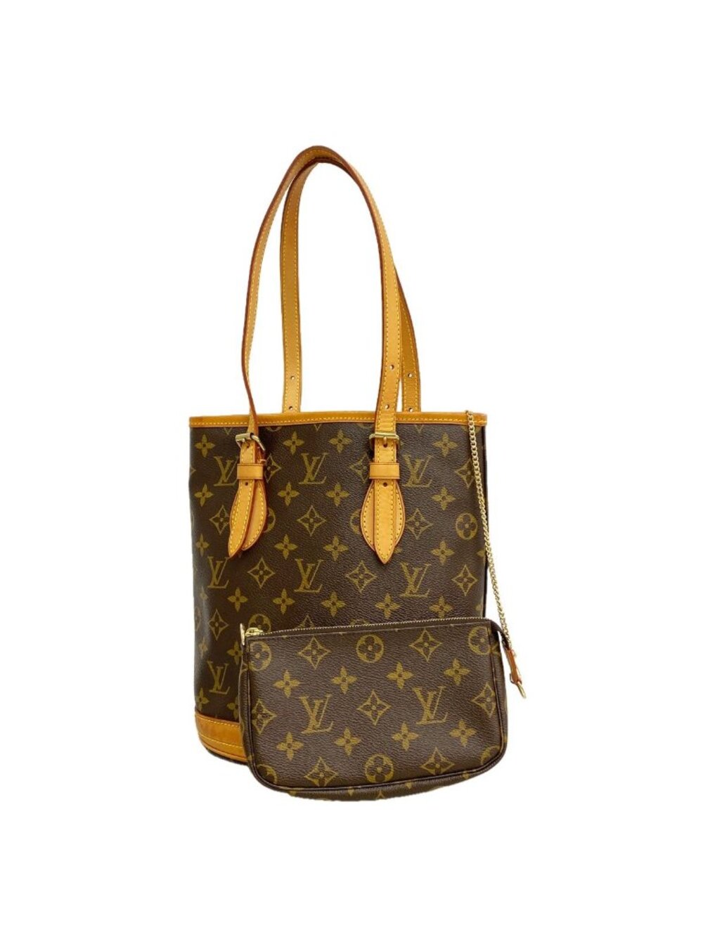 Louis Vuitton Tote Bag Monogram Bucket PM Brown